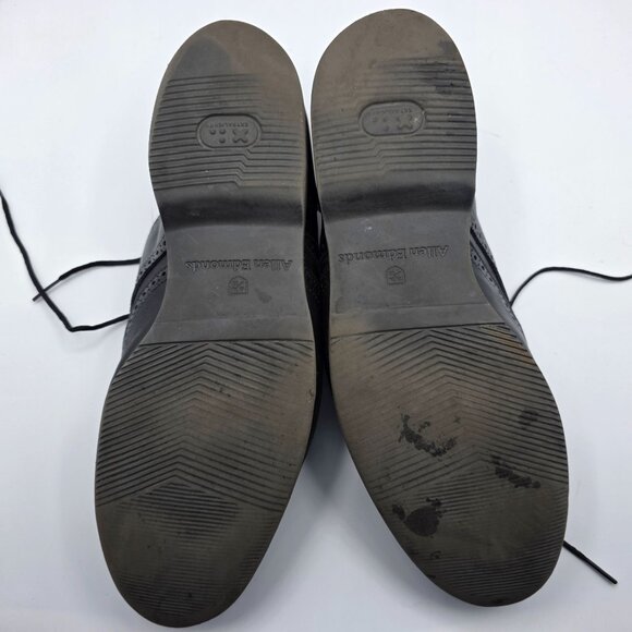 Allen Edmonds Road Warrior Mens Size 9.5 Black Wing Tip Brogue Derby Dress - Picture 8 of 13